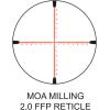imageSIG SAUER TangoMSR 212x44mm 34mm Tube F1First Focal Plane HighMagnification Durable Shockproof Waterproof Fogproof Black Hunting Riflescope  Lens Covers ampamp 34mm AlphaMSR 1232quot Mount IncludedMOA Milling 20 Illuminated Reticle
