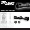 imageSIG SAUER WHISKEY4 624X50mm 30mm Tube F1FFP Durable Accurate Waterproof Fogproof Black Hunting Shooting Riflescope FlipBack Caps ampamp Throw Lever IncludedMOA Milling Hunter 20 Reticle