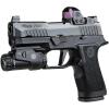 imageSig Sauer Foxtrot1X 450 Lumens Compact Durable Tactical RailMounted Handgun Flashlight with Ambidextrous PushButton Side Switches BlackBlack