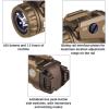 imageSig Sauer Foxtrot1X 450 Lumens Compact Durable Tactical RailMounted Handgun Flashlight with Ambidextrous PushButton Side Switches BlackFDE