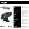 imageSig Sauer JULIET5MICRO 5x24mm Magnifier  Compact Durable Lightweight Fogproof Waterproof M1913 Picatinny Red Dot Sight Magnifier
