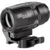 imageSIG SAUER JULIET3TAMR 3x22mm Tactical Magnifier  Compact FliptoSide Optic with PowerCam QR Mount  AMR Compatible  Waterproof Fogproof Lightweight Design for Red Dot Sights