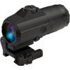 imageSIG SAUER JULIET4 4X Magnifier  Durable Compact Waterproof Adjustable Quick Release PowerCam  M1913 Picatinny Red Dot Sight MagnifierBlack
