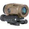 imageSig Sauer Juliet3Micro 3x22 mm Durable UltraCompact Lightweight Waterproof Fogproof Magnifier  PushButton Mount with SpacersFlat Dark Earth FDE