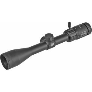 imageSIG SAUER Buckmasters 39x40mm 1quot Tube Second Focal PlaneSFPF2 Durable Shockproof Waterproof Fogproof Black RiflescopeBuckmasters BDC NonIlluminated Reticle