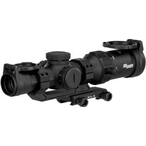 imageSIG SAUER TangoSPR LPVO 14x24mm 30mm Tube Second Focal PlaneSFPF2 Shockproof Waterproof Fogproof Tactical Scope Hellfire Illuminated FL4 Reticle FlipBack Caps Included SOTS41000