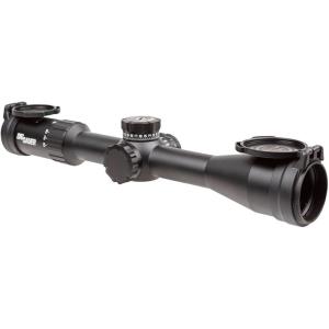 imageSIG SAUER WHISKEY4 416X44mm 30mm Tube First Focal PlaneFFP Riflescope  Durable Shockproof Lightweight Precise Waterproof Fogproof Black Hunting Rifle Scope  FlipBack Caps ampamp Throw Lever IncludedMOA Milling Hunter 20