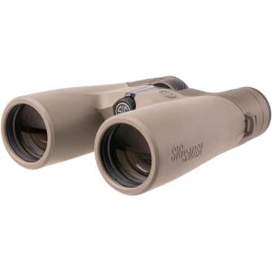 imageSIG SAUER ZULU10 HDX Waterproof Fogproof Durable AbbeKoenig Prism Ergonomic Closed Bridge FDE Hunting Binoculars with AntiReflective Lenses  Molded EVA Carrying Case Included 10x4212x50