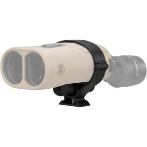 imageSIG SAUER ZULU6 Binocular Adapter  SOZ6B100  Versatile Compact Lightweight Polymer Binocular Mounting Hinge Clamp Adapter with 14quot20 Insert