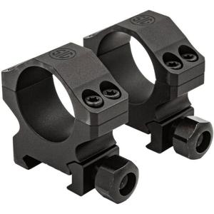 imageSig Sauer Alpha1 1 Inch Tactical Hunting Shooting Durable Aluminum Powder Coated Mounting Scope RingsExtraHigh 125