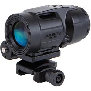 imageSig Sauer Juliet3Micro 3x22 mm Durable UltraCompact Lightweight Waterproof Fogproof Magnifier  PushButton Mount with SpacersBlack