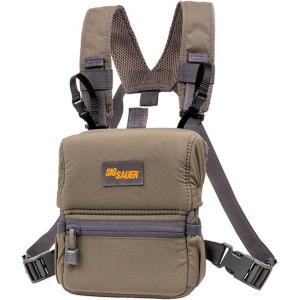 imageSig Sauer Zulu Binocular Harness  Medium 78quot Internal Height NonMagnetic Enclosed QuickAccess Tensioned Closure Hunting Binocular Protective Carry Case Range Green SOZBH102