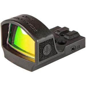 imageSIG SAUER RomeoZeroPro 1x30mm Red Dot Durable Shockproof FullSize Open Reflex Handgun Sight Compatible with All SIG SAUER Romeo1 Pro OpticsReady Pistols3 MOA Red Dot