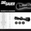 imageSIG SAUER WHISKEY4 624X50mm 30mm Tube F1FFP Durable Accurate Waterproof Fogproof Black Hunting Shooting Riflescope FlipBack Caps ampamp Throw Lever IncludedMOA Milling Hunter 20 Illuminated Reticle