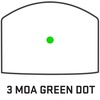 image:imageSIG SAUER RomeoRS PRO Reinforced Steel 8 Brightness Modes Pistol Dot Sight with Aspherical Glass Lens  Compatible with Optic Ready P320 P226 amp P229  Red DotGreen Dot OptionsBlack Housing  Green Dot